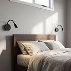 360-Degree Adjustable Silicone LED Wall Light in a pair on a wall of an Australian home
