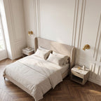 Adjustable Brass Spotlight Dimmable LED Wall Light: a pair either side of a bed