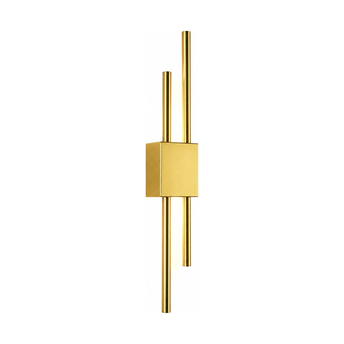 Asymmetric Linear LED Wall Sconce on a white background
