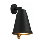 Bell Shade Aluminium Outdoor Wall Light on a white background