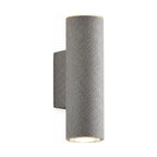 Cement and Acrylic Outdoor Wall Light on a white background