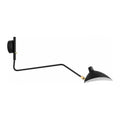 Duckbill Shade Adjustable Arm Wall Light on a white background