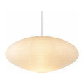 Faceted Mulberry Paper Pendant Light on a white background