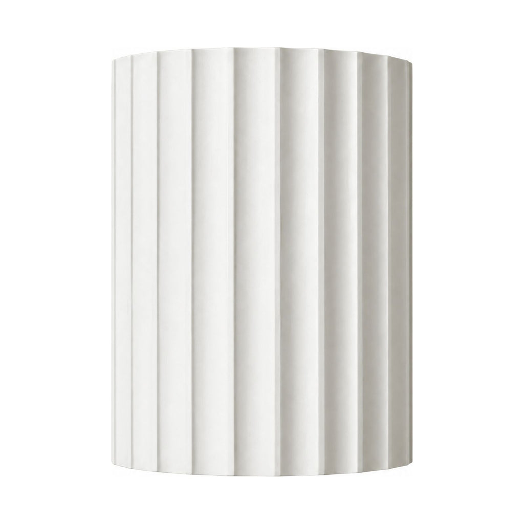 Fluted Resin Wall Light on a white background