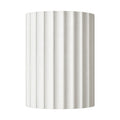 Fluted Resin Wall Light on a white background