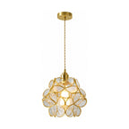 Glass Blossom Cluster Pendant Light on a white background