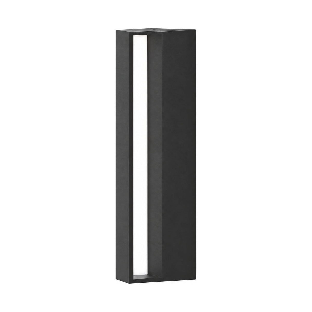 Hollow Rectangle Acrylic Outdoor Wall Light on a white background