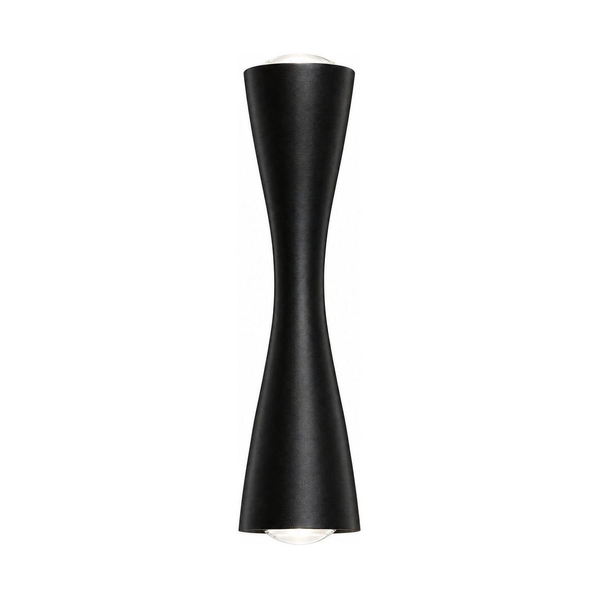 Hourglass Aluminium Up Down Wall Light on a white background