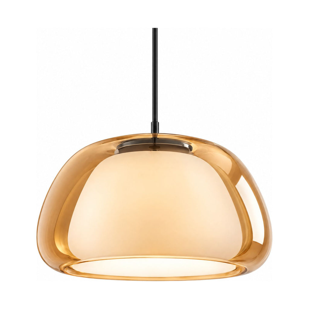 Jelly Glass Dome Pendant Light on a white background