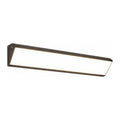 Long Linear Up Down Outdoor Wall Light on a white background