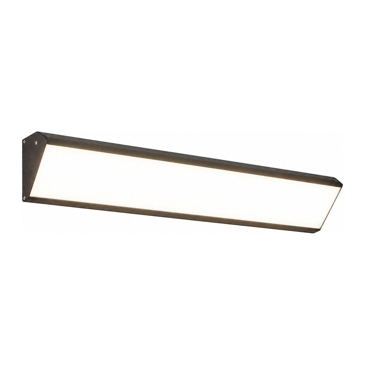 Long Linear Up Down Outdoor Wall Light on a white background