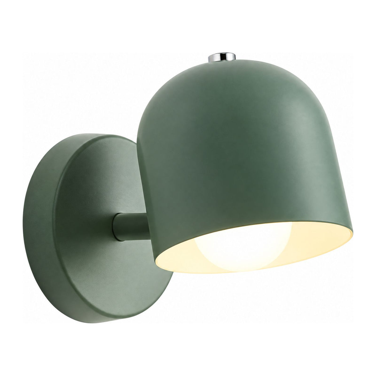 Macaron Glass Flush Wall and Ceiling Light on a white background