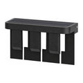 Matte Black Metal Outdoor Wall Light on a white background