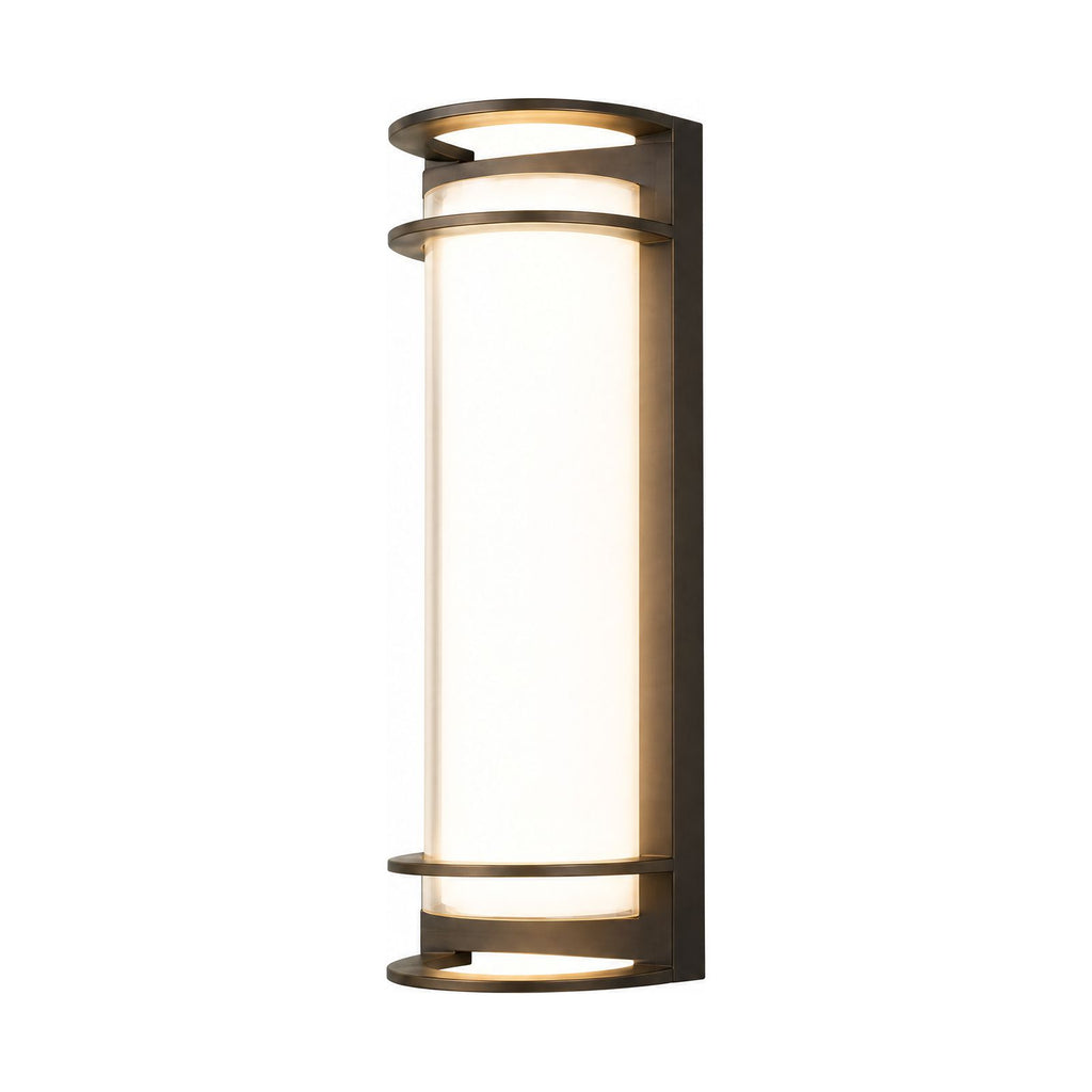 Metal and Acrylic Courtyard Outdoor Wall Light on a white background