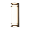 Metal and Acrylic Courtyard Outdoor Wall Light on a white background