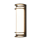 Metal and Acrylic Courtyard Outdoor Wall Light on a white background