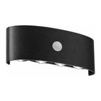 Metal and Acrylic Up Down Outdoor Wall Light on a white background