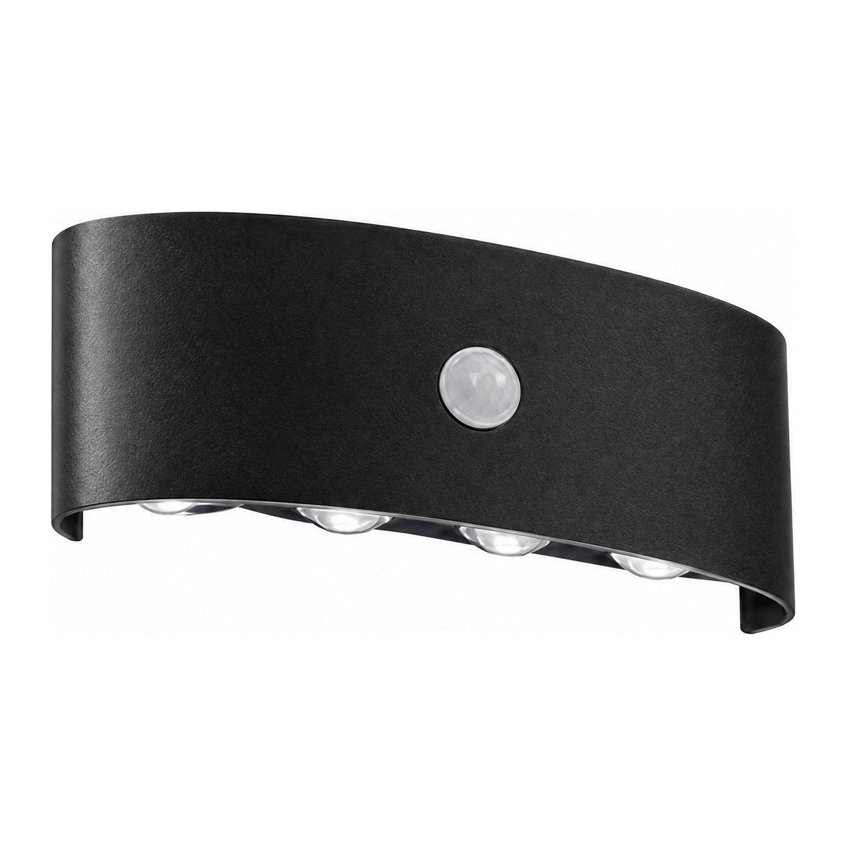 Metal and Acrylic Up Down Outdoor Wall Light on a white background