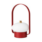 Mini Retro Portable Rechargeable Table Lamp on a white background
