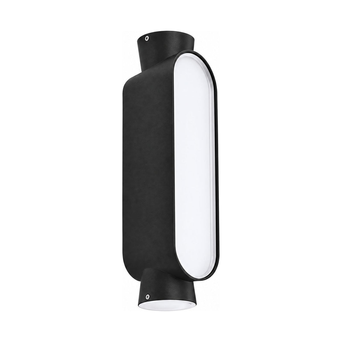 Oval Up Down Acrylic Outdoor Wall Light on a white background
