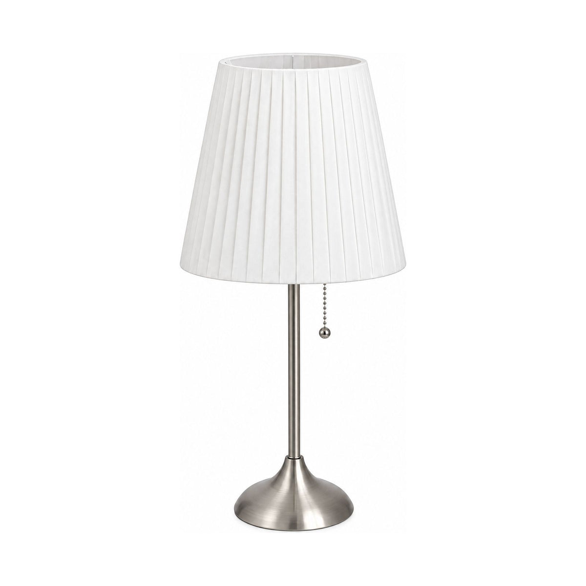 Scandinavian Metal Bedside Table Lamp on a white background