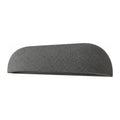 Semi Oval Stone Outdoor Wall Light on a white background