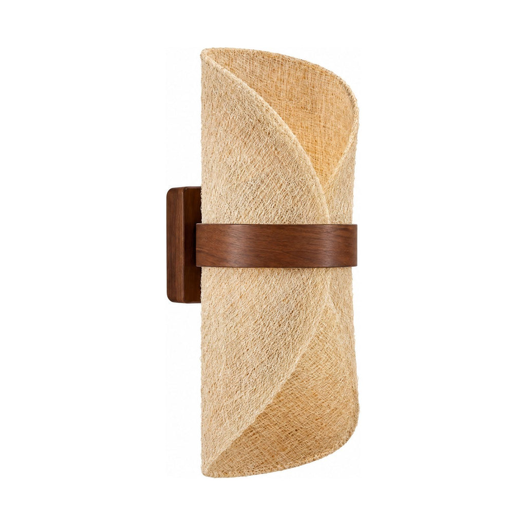 Silk Half-Cylinder Up-Down Wall Light on a white background