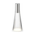Slim Acrylic Rechargeable Touch Table Lamp on a white background