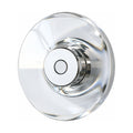 Slim Crystal Disc LED Wall Light on a white background