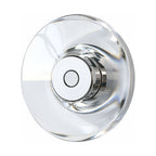 Slim Crystal Disc LED Wall Light on a white background