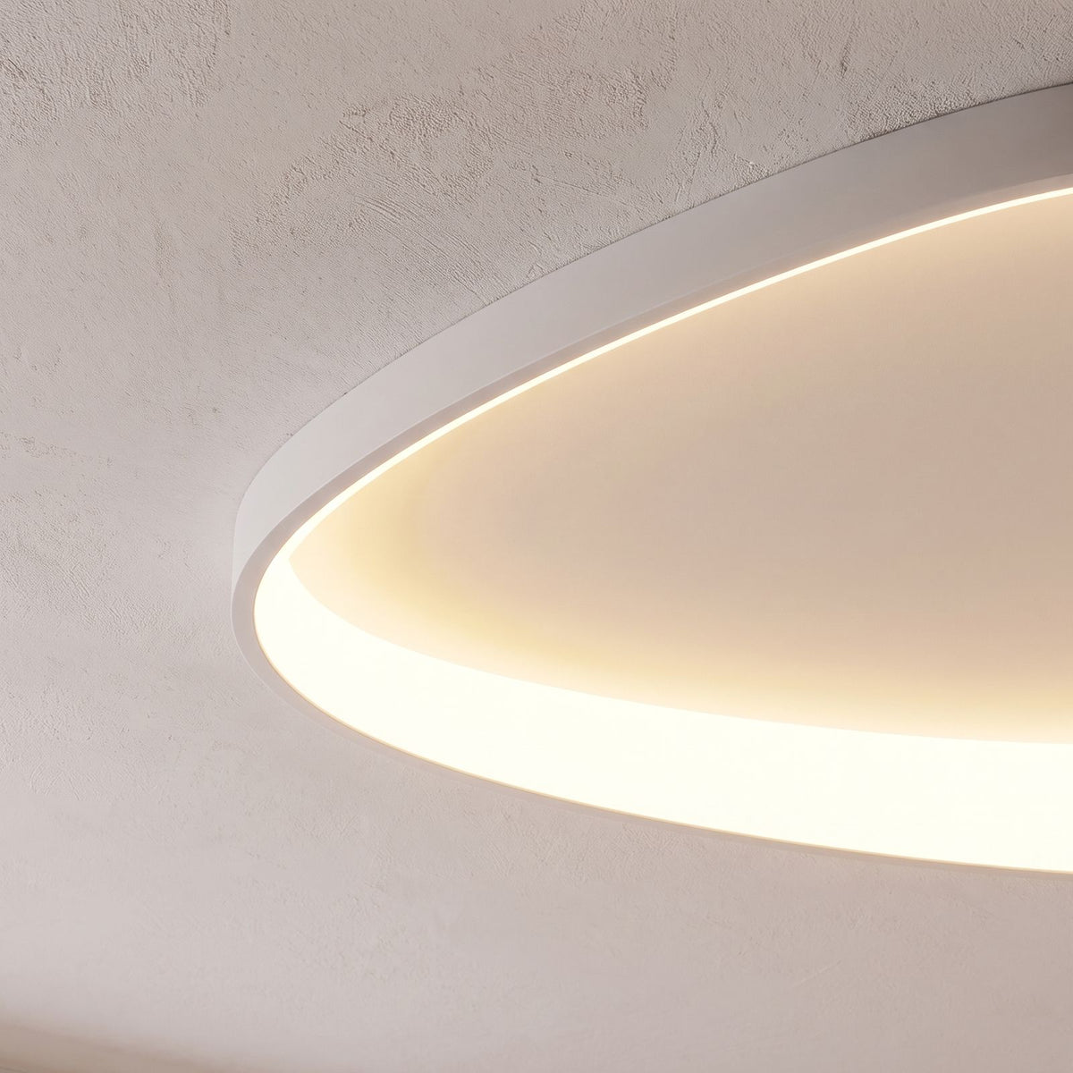 Close-up of the slim rim and glowing edge