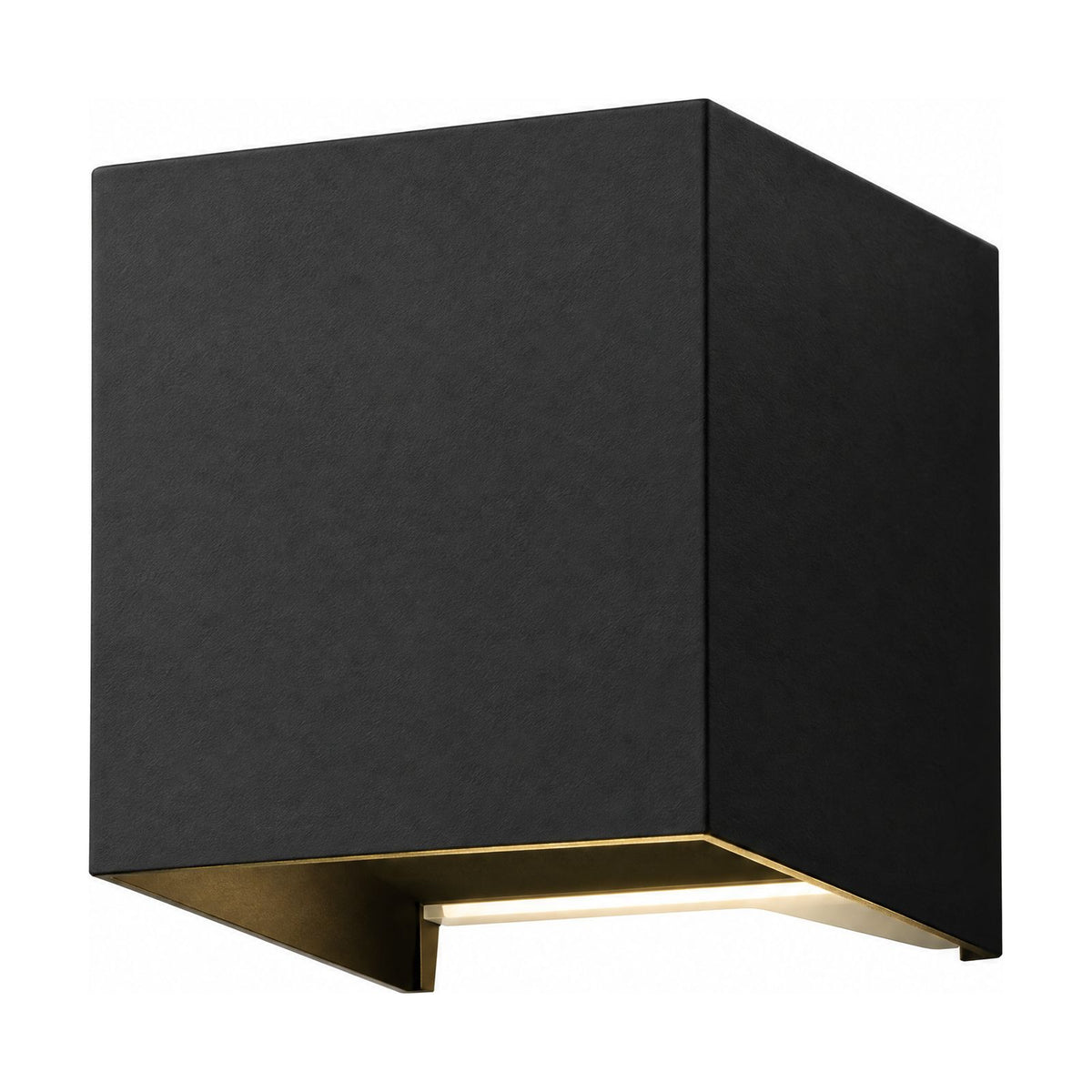 Square Adjustable Beam LED Outdoor Wall Light on a white background