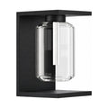Square Frame Glass Outdoor Wall Lantern on a white background