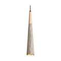 Textured Cement Cone Pendant Light on a white background