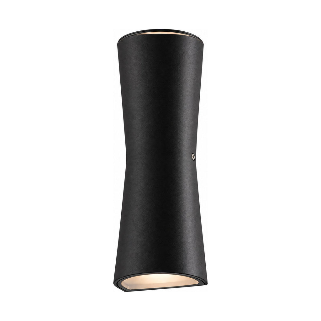 Torch Shape Acrylic Up Down Outdoor Wall Light on a white background