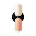 Two Tone Double Head Iron Wall Light on a white background